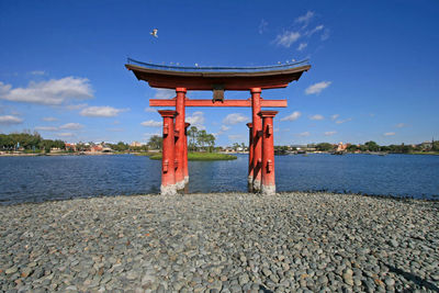 The itsukushima shinto shrine in hiroshima prefecture