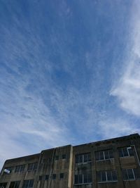 Low angle view of buildings against sky