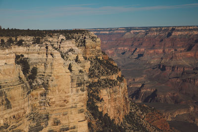 View of rock formations