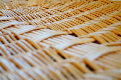 Full frame shot of wicker basket