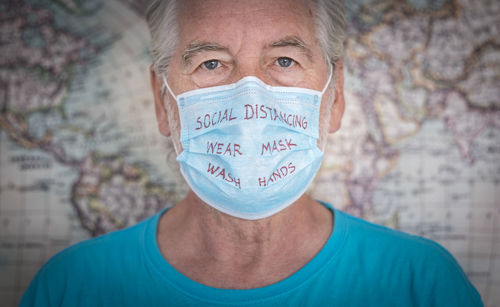 Close-up portrait of man