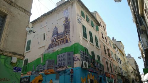 Low angle view of building against sky