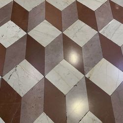 Full frame shot of tiled floor