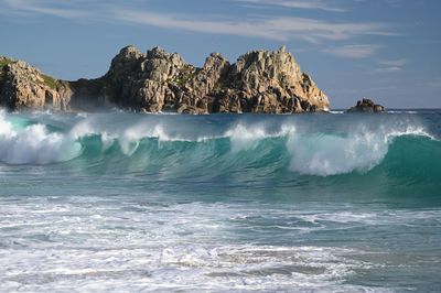 Panoramic view of sea against sky