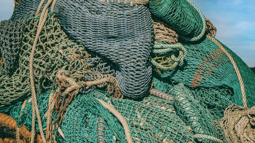 Fishing nets in vigo, spain