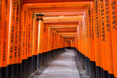 Corridor of temple