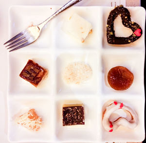 Close-up of dessert in plate