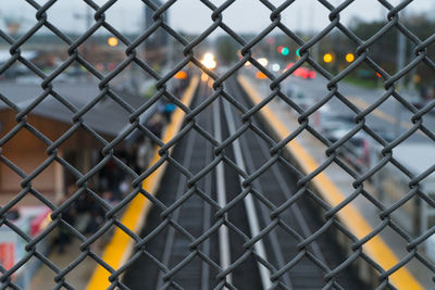 Full frame shot of chainlink fence