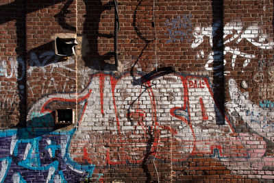 Full frame shot of brick wall