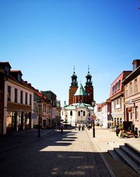 View of buildings in city