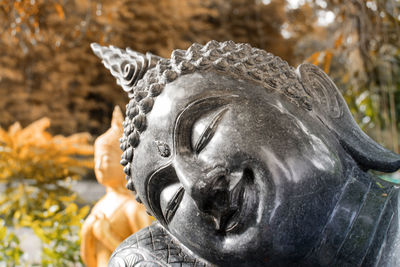 Close-up of buddha statue