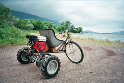 Homemade three wheel motorcycle
