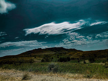 Scenic view of landscape against sky