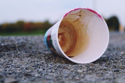 Close-up of cup