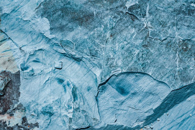 Blue natural rock texture, close view