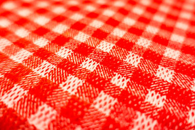 Full frame shot of red pattern