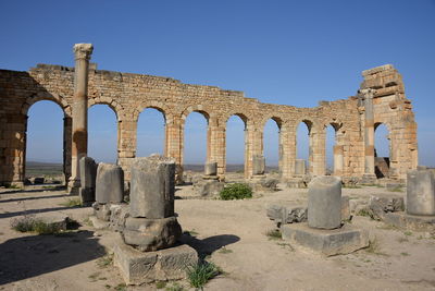 Old ruins against sky