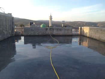 Buildings at waterfront