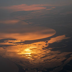 Scenic view of cloudscape during sunset