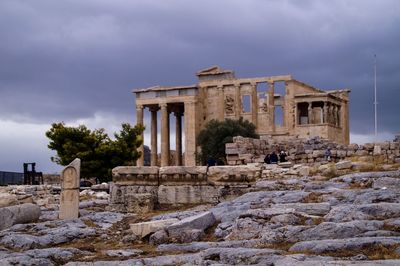 Panoramic view of acropolis of athens 