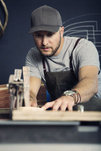 Carpenter working