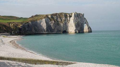 Panoramic view of sea against sky