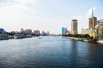 River with buildings in background