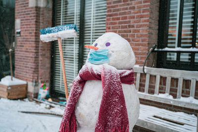 Lockdown snowman