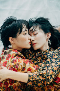 Young woman looking at camera