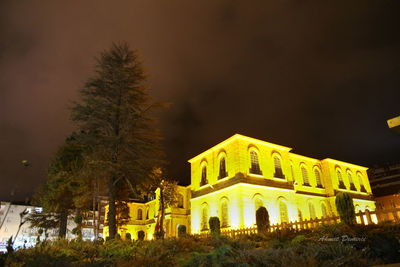 Low angle view of building against sky