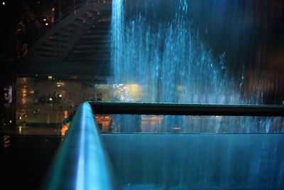 Blurred motion of water
