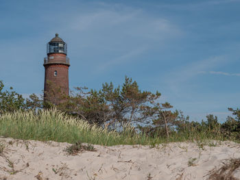 Darßer ort at the baltic sea in germany