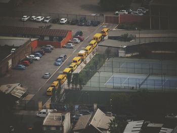 Aerial view of city