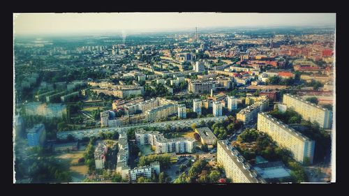 Aerial view of cityscape