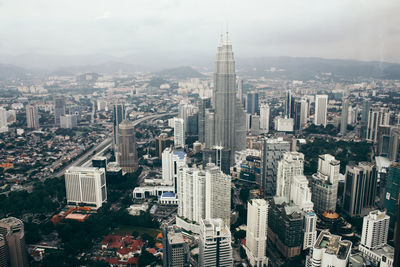 Aerial view of cityscape