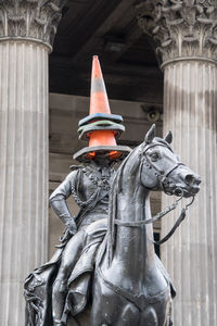 Statue of historic building