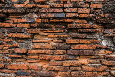 Full frame shot of stone wall