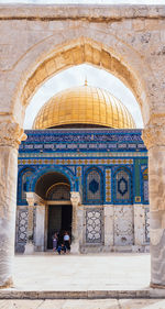 View of historical building