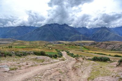 Scenic view of landscape against sky