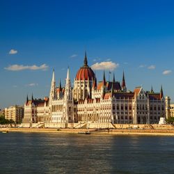 Parliament view in budapest