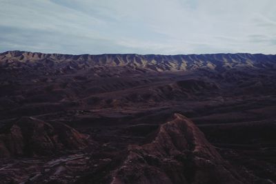 Scenic view of mountain against sky