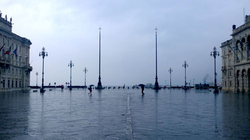 Panoramic view of buildings against sky