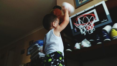 Portrait of cute boy