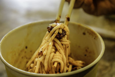 Close-up of bowl