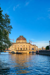 View of buildings at waterfront