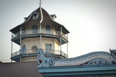 Low angle view of building against sky