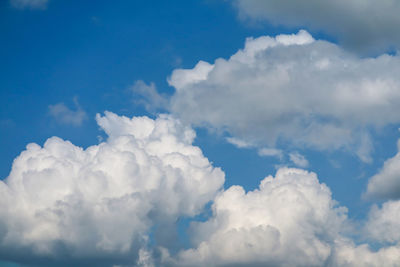 Low angle view of clouds in sky