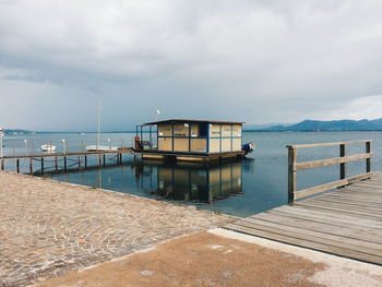 Jetty at seaside