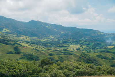 Scenic view of landscape against sky