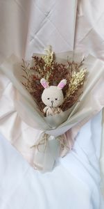 Amigurumi dried flower bouquet